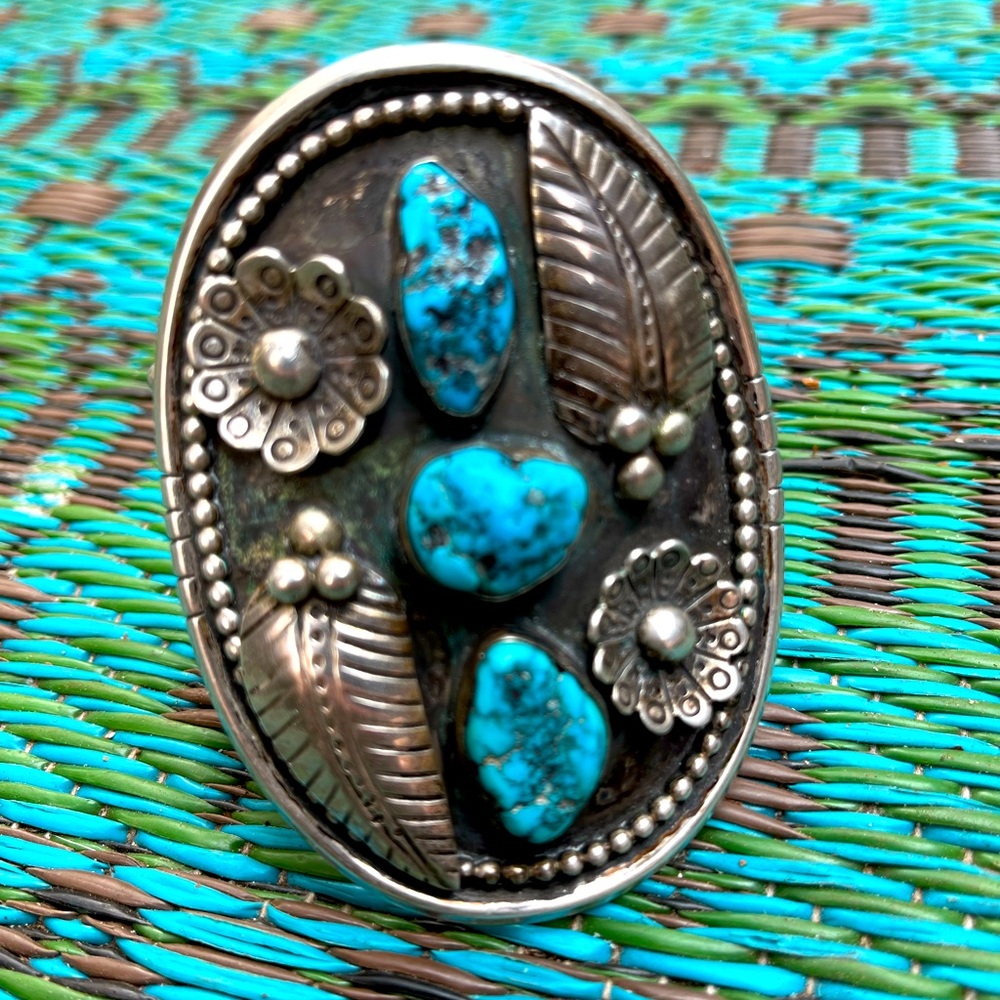 Sterling Silver Turquoise Cuff Bracelet